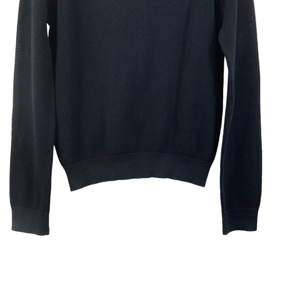 CLUB MONACO Long Sleeve Zip Up Sweater Top Cardigan Knit Mesh-like Sweater E9 - Picture 7 of 9